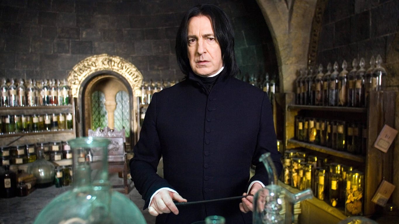 Alan Rickman in seiner Rolle als Severus Snape in der "Harry Potter"-Reihe.