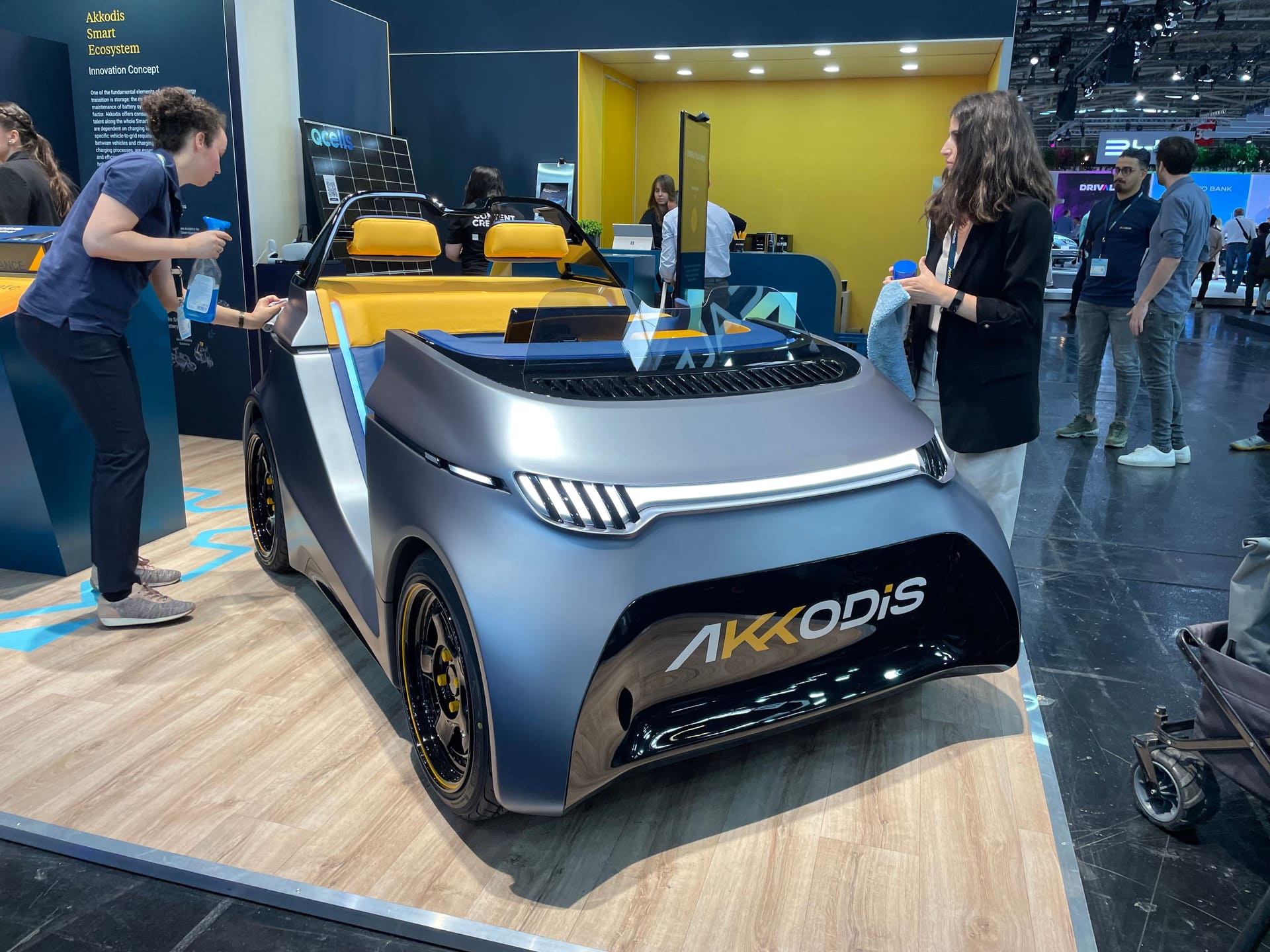 Das Konzeptfahrzeug von Akkodis: Die Batterie darin soll die E-Mobilität revolutionieren.
