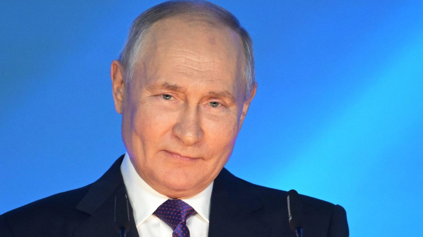 Wladimir Putin: Nach dem Flugzeugabsturz von Prigoschins Privatjet war ihm eine Verbindung mit dessen Tod vorgeworfen worden.