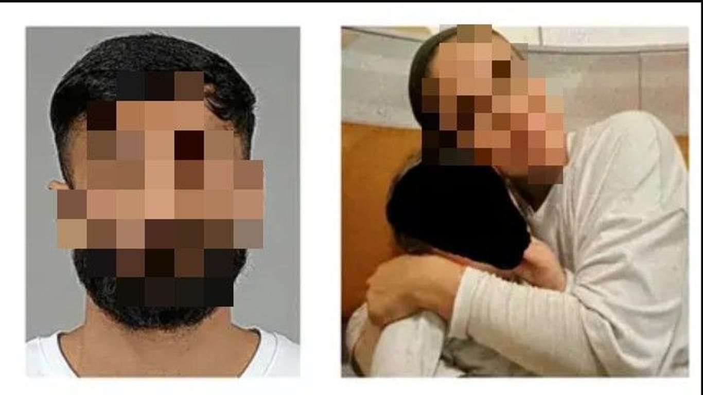 Die Polizei hatte mit diesen Fotos nach dem Tatverdächtigen (links) und seinem Entführungsopfer (rechts) gesucht.