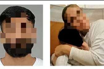 Die Polizei hatte mit diesen Fotos nach dem Tatverdächtigen (links) und seinem Entführungsopfer (rechts) gesucht.