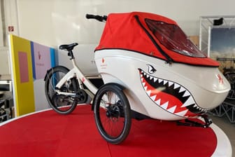 Ein Lastenrad der Marke "Triobike": Ein nahezu identisches Rad wurde in Hamburg gestohlen.