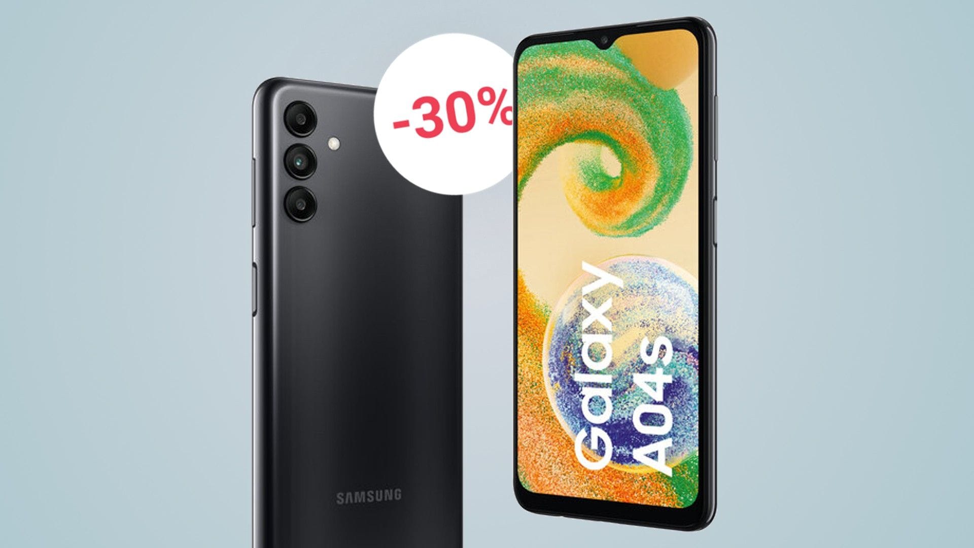 Das Samsung Galaxy A04S punktet mit einem großen Akku und viel Display.