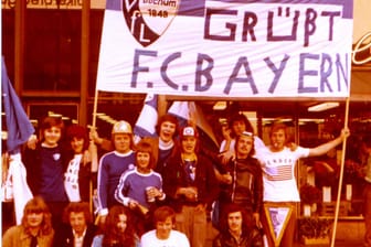Fan-Freundschaft in den Anfangsjahren: 1973 besuchten die "Bochumer Jungen" ihre neuen Bekannten in München im Rahmen der Auswärtsfahrt zum Bundesligaspiel bei den Bayern.