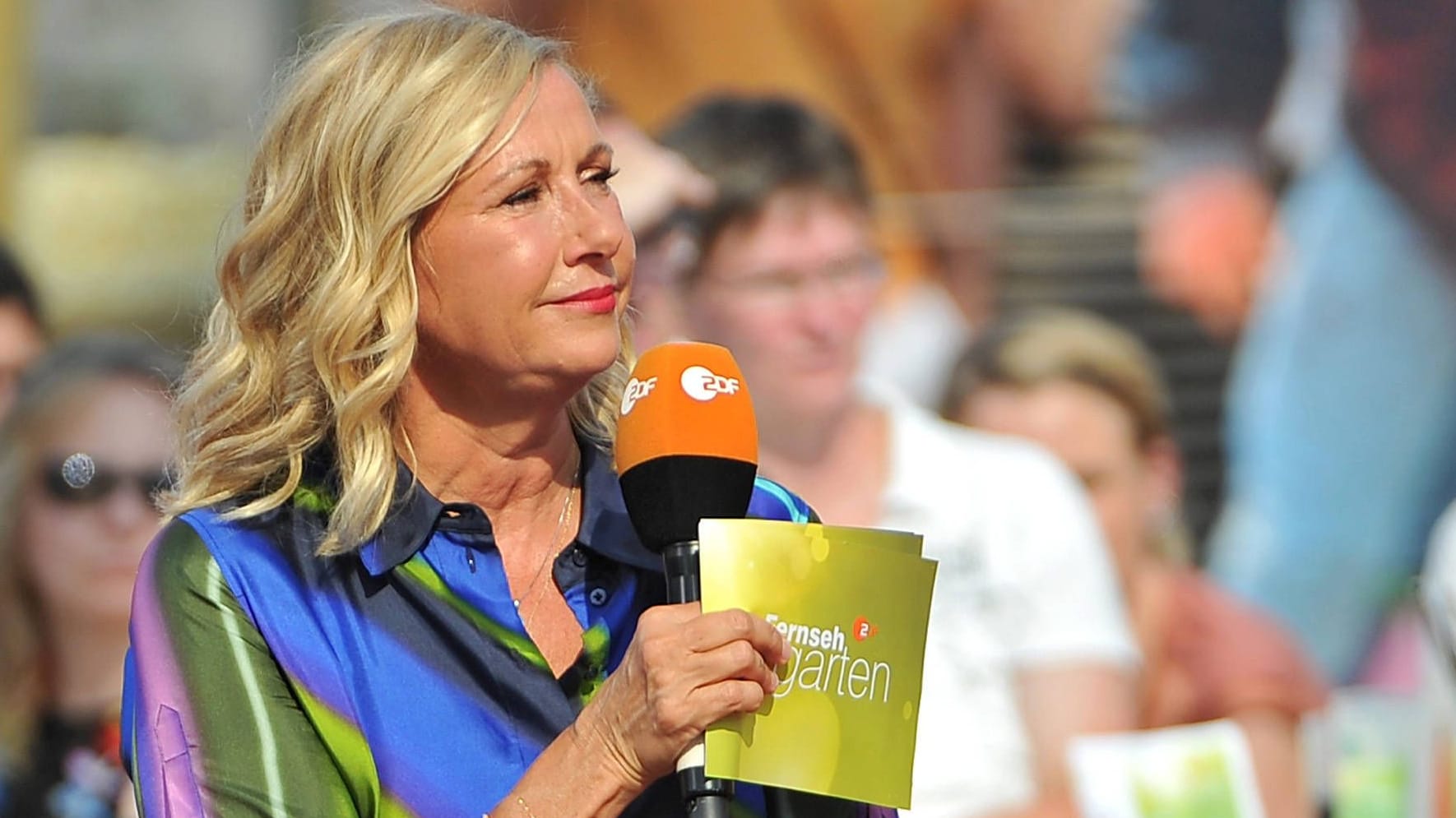 Andrea Kiewel: So hieß sie das Publikum in der vergangenen Woche zum "ZDF-Fernsehgarten" willkommen.