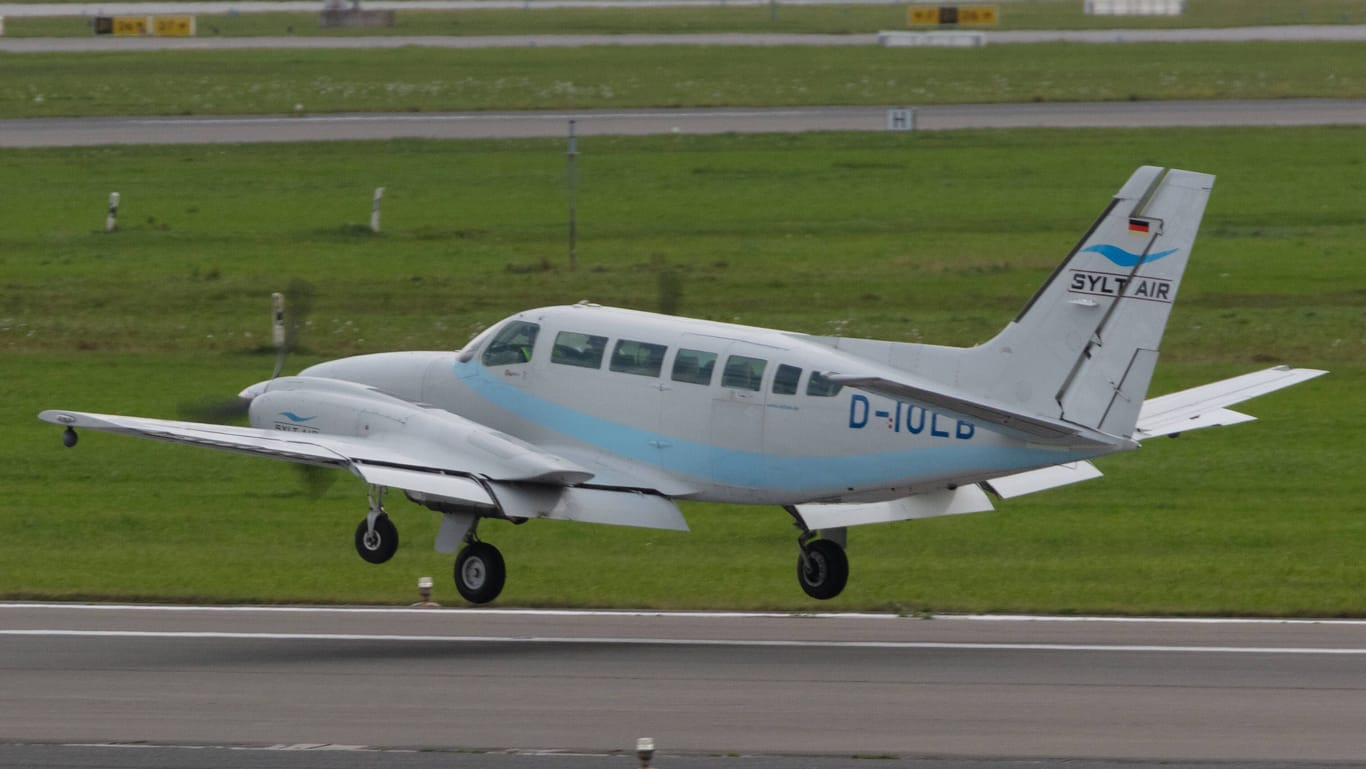 Ein Jet von Sylt Air: Nicht nur Linienflüge auf die Nordseeinsel sind beliebt.