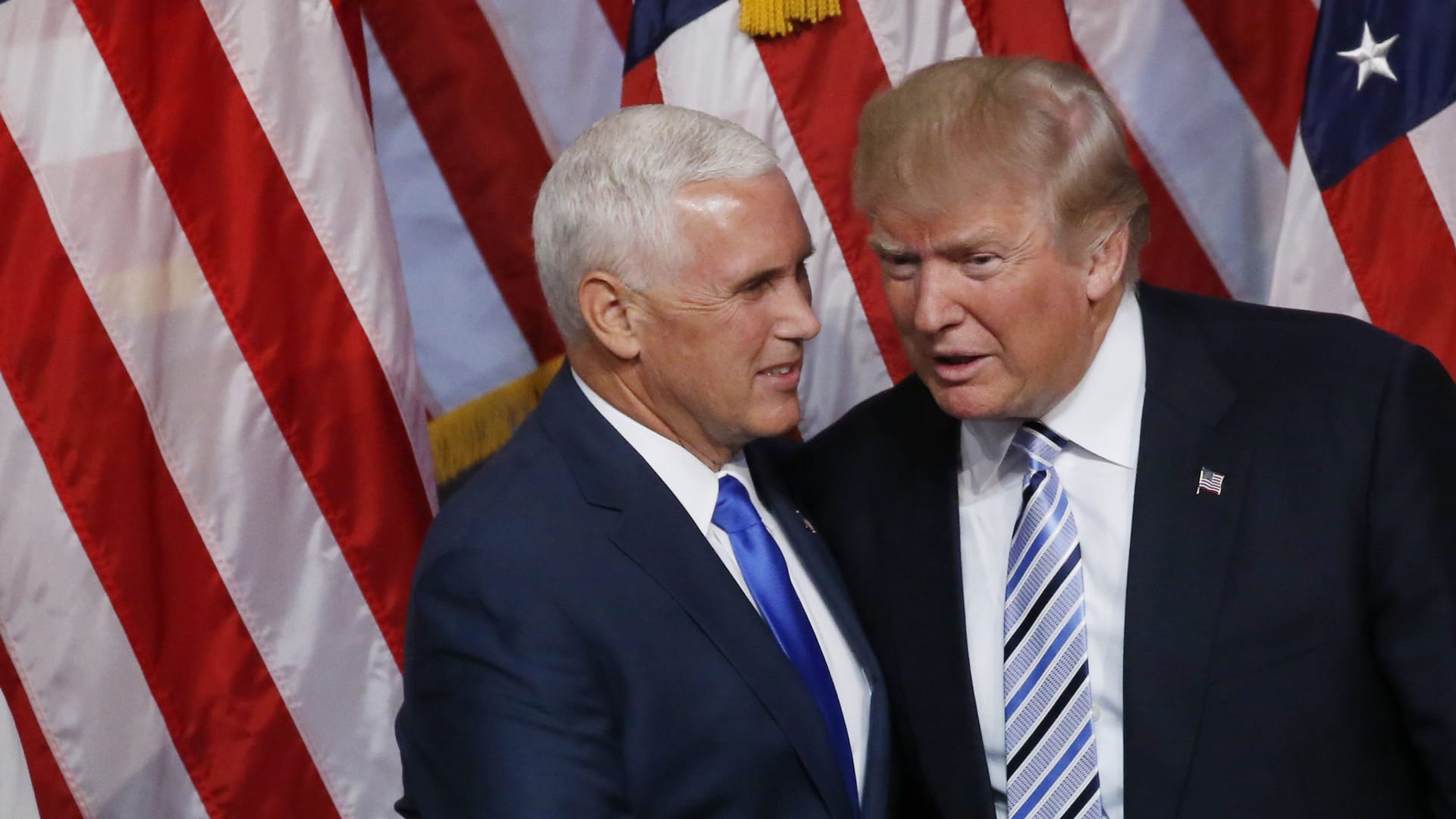 Wegbereiter für Trumps Wahlsieg im Jahr 2016: Ex-US-Vize-Präsident Mike Pence (Archivbild).