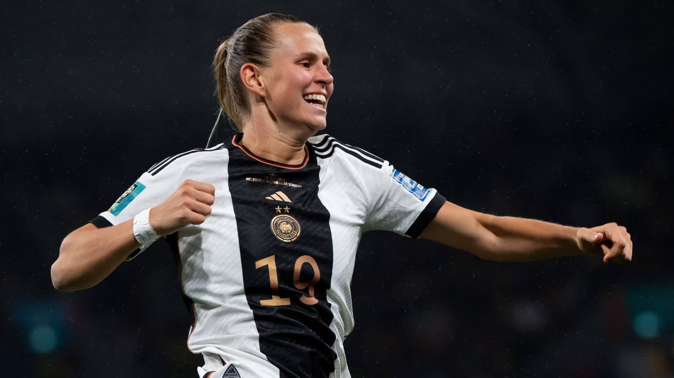 Klara Bühl traf zum 1:0 für Deutschland.