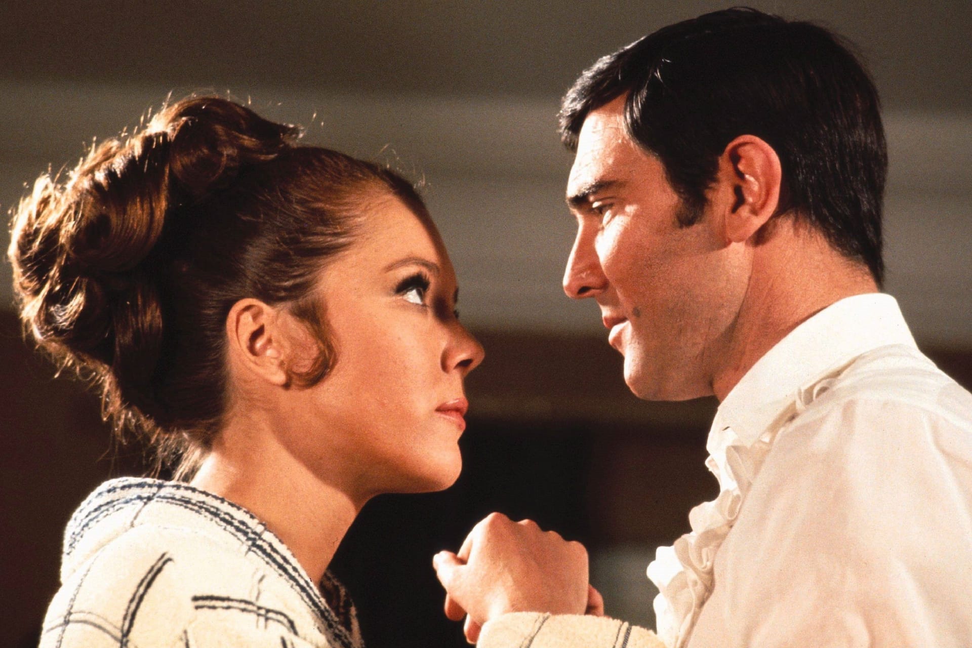 Diana Rigg und George Lazenby in "James Bond 007 – Im Geheimdienst Ihrer Majestät".