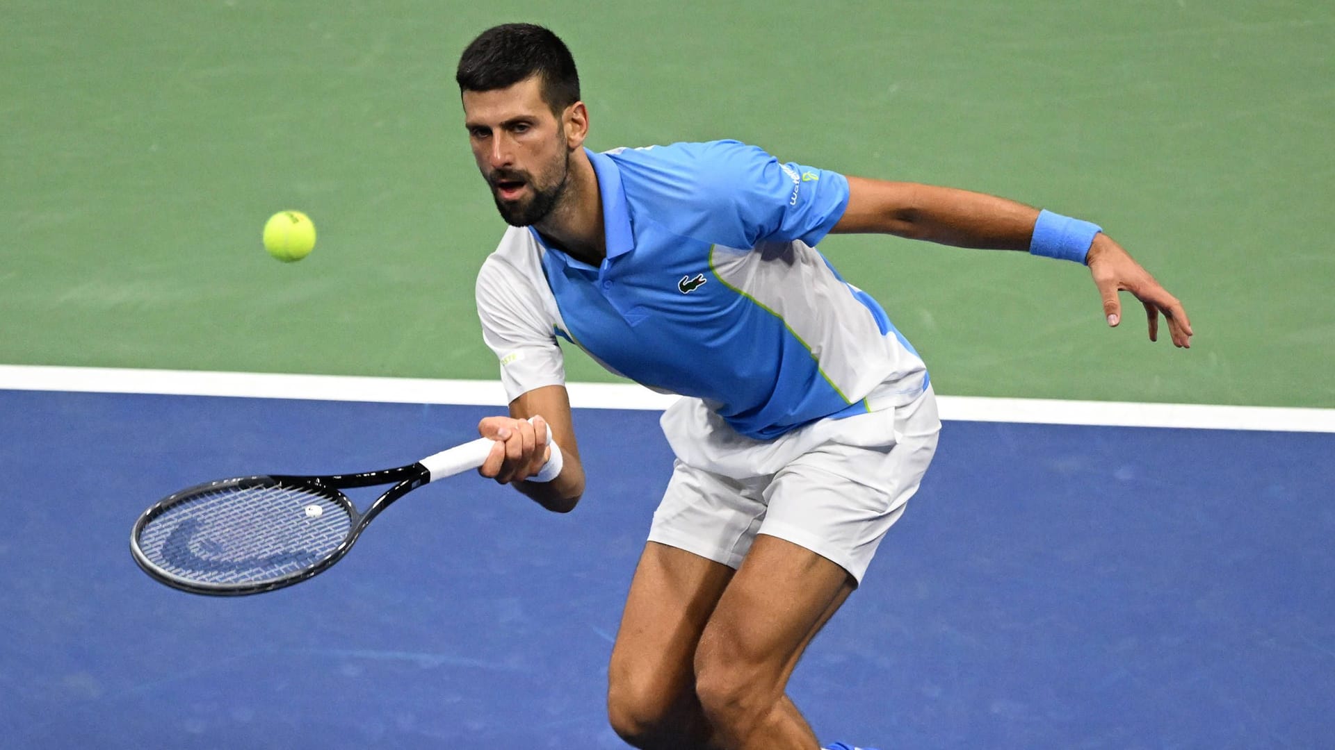 Novak Djokovic: Der Serbe feierte seinen Halbfinalsieg über Ben Shelton auf spezielle Art und Weise.