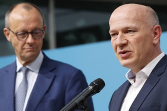 Merz und Wegner bei einem Auftritt (Archivfoto): Der Gillamoos-Rede kann Wegner wenig abgewinnen.