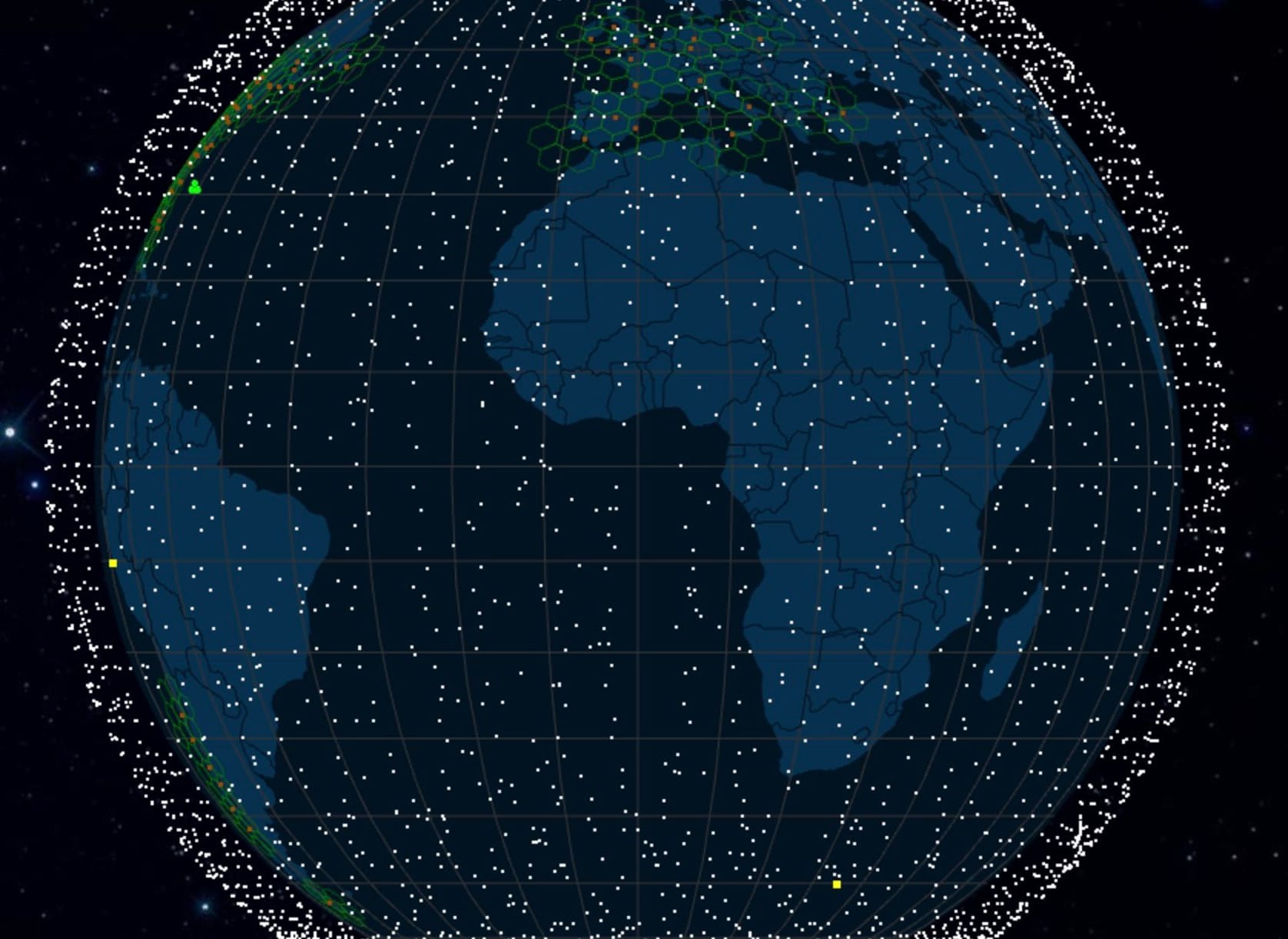 Ein weltumspannendes Netz aus über 4.000 Starlink-Satelliten befindet sich bereits im Erdorbit.