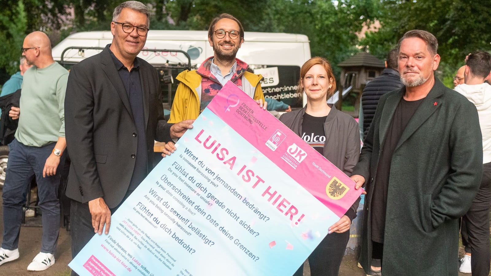 "Luisa" ist auch in Dortmund angekommen. "Luisa" ist ein Codewort für Frauen auf Partys und Events, die sich nicht sicher fühlen.