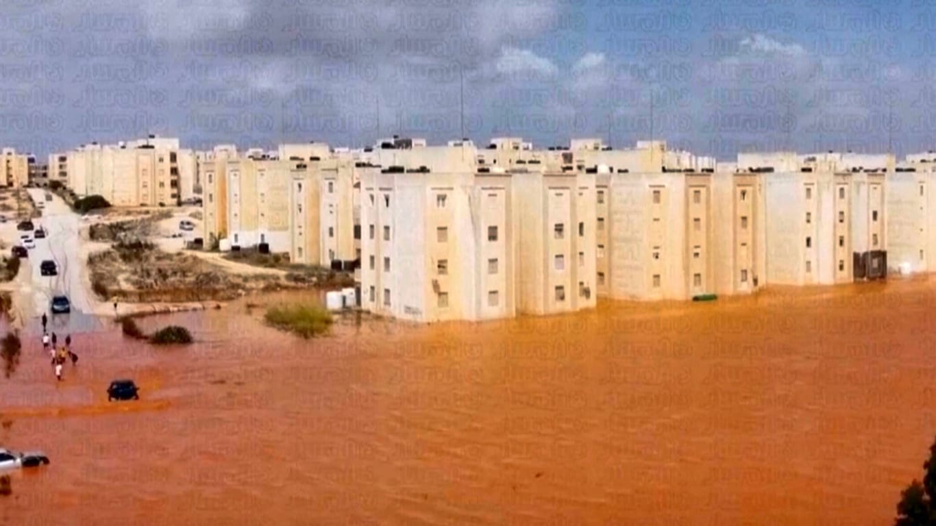 Überschwemmungen in Libyen: Tausende Menschen werden vermisst.