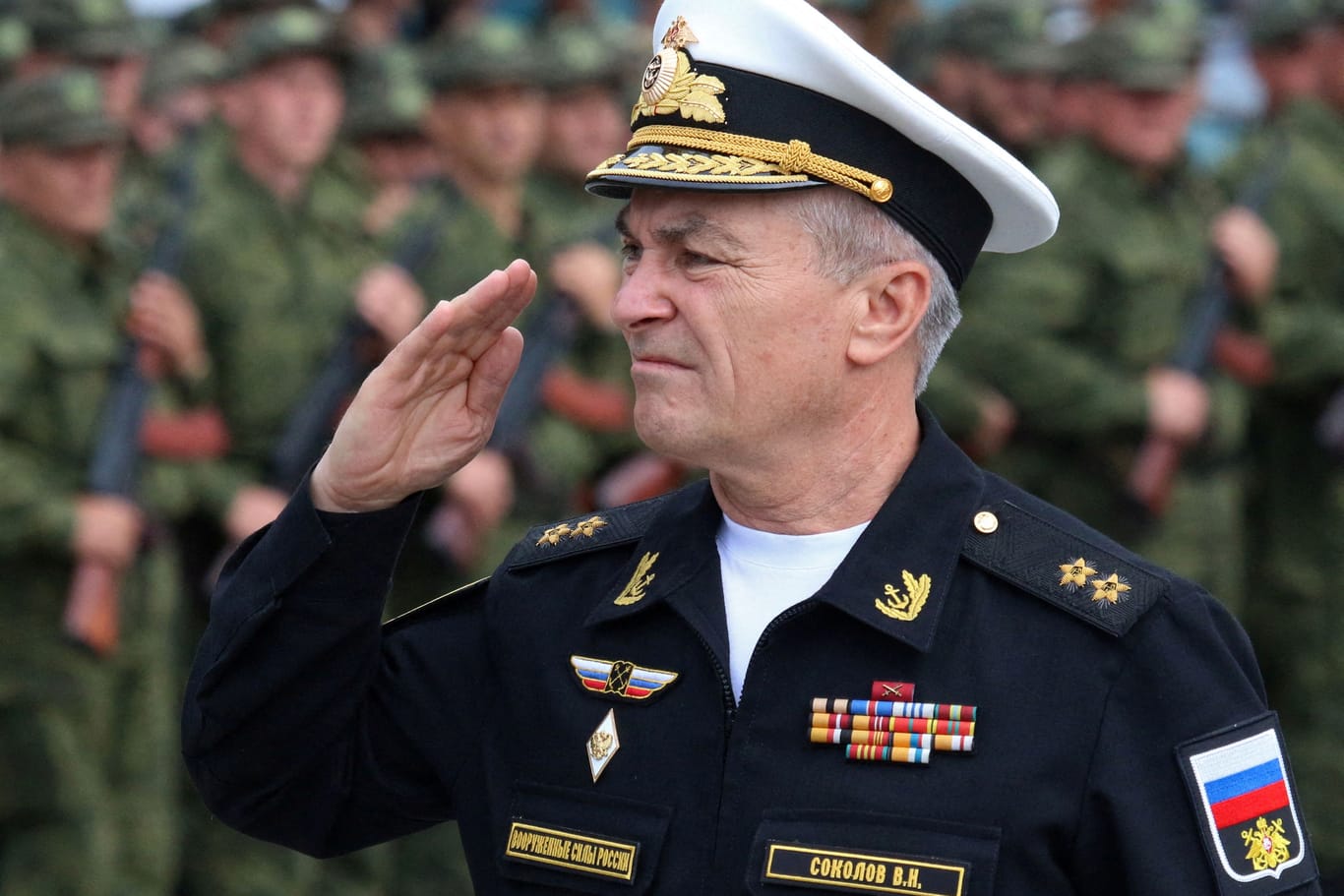 Der Kommandeur der russischen Schwarzmeerflotte, Viktor Sokolow: Die Ukraine will ihn bei einem Angriff getötet haben, Russland widerspricht