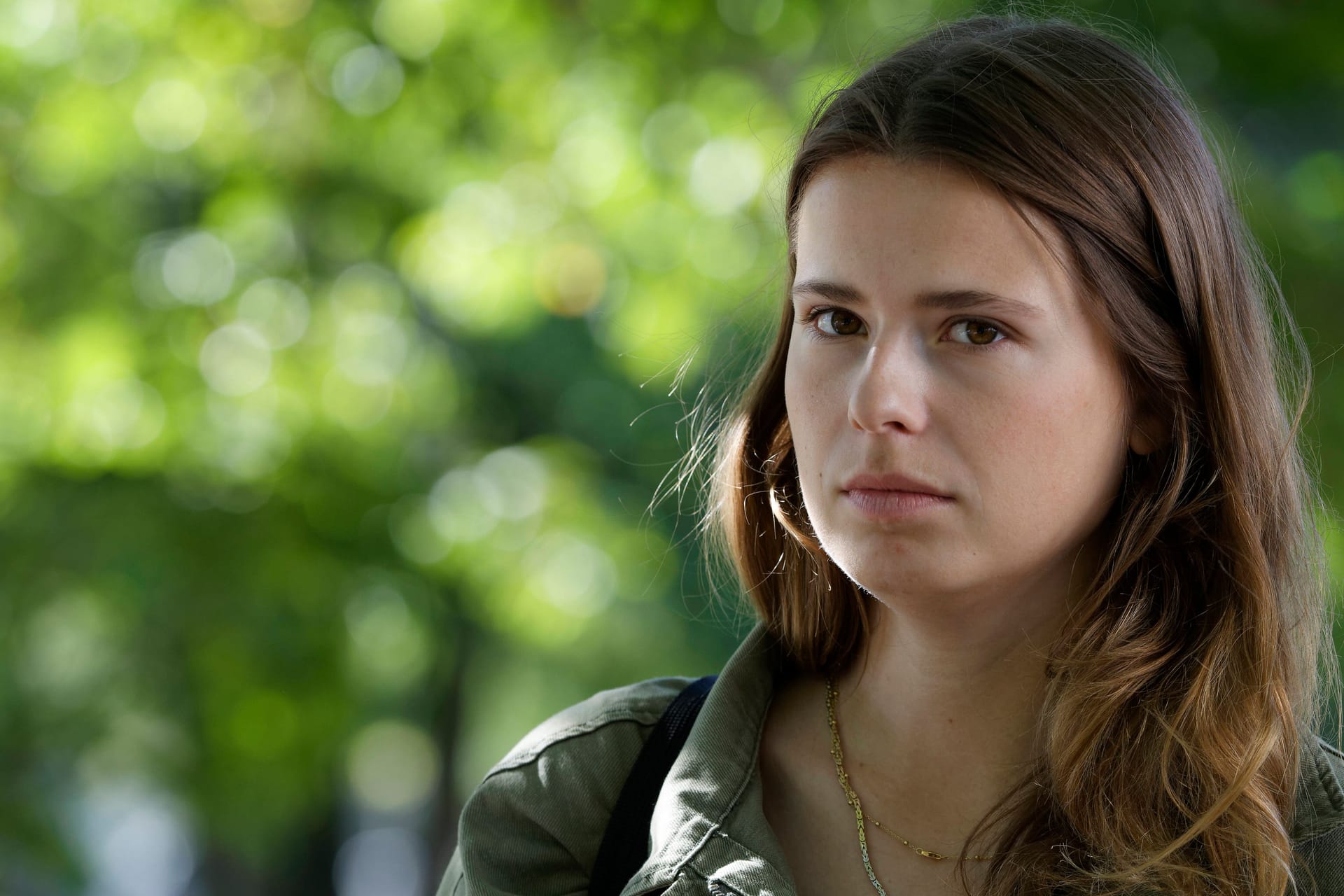 Klimaaktivistin Luisa Neubauer bei einer Pressekonferenz (Archivbild).