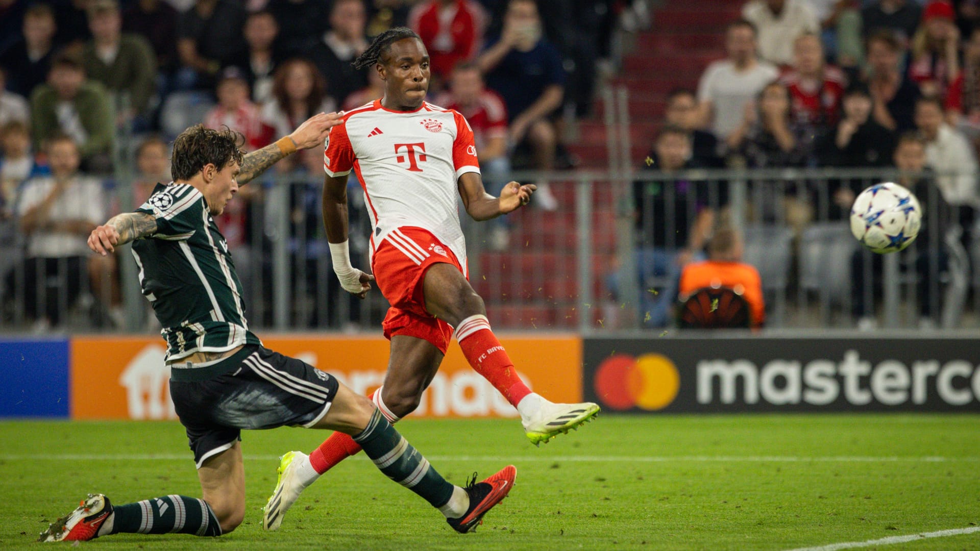 Mathys Tel: Der 18-Jährige erzielte beim 4:3-Sieg des FC Bayern gegen Manchester United den am Ende entscheidenden vierten Treffer für die Münchner.