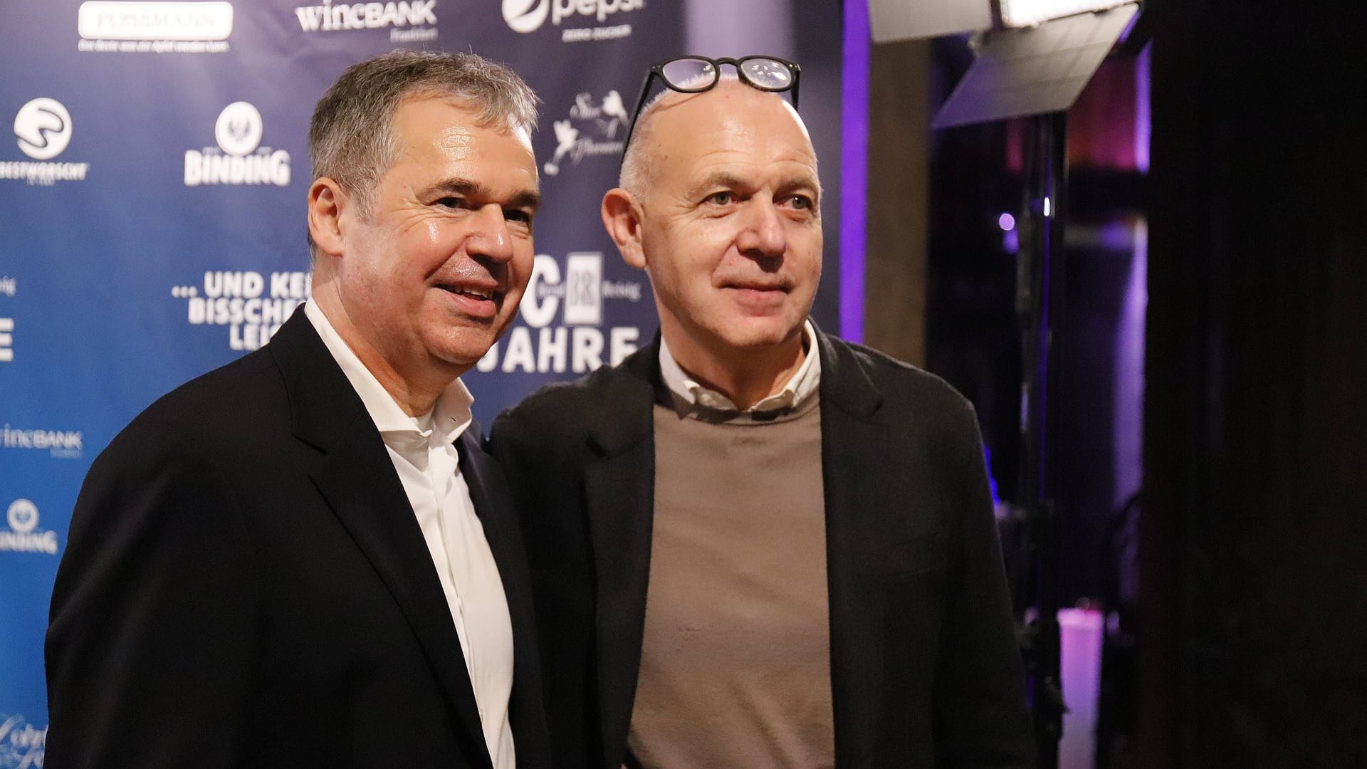 Andreas Rettig (l.) neben Bernd Neuendorf bei einer Geburtstagsfeier im März dieses Jahres.