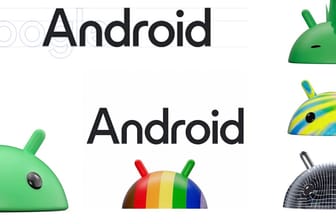 Android-Logo: Google hat unter anderem den Schriftzug angepasst.