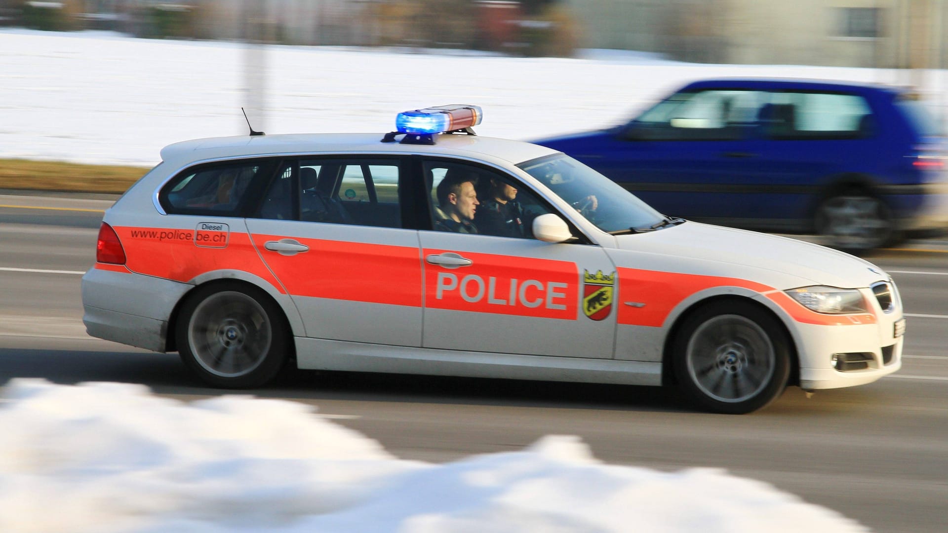 Schweizer Polizeiauto (Symbolbild)