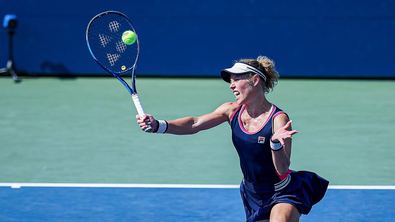 Laura Siegemund: Bereits zum zweiten Mal steht sie im Doppel-Finale der US Open.