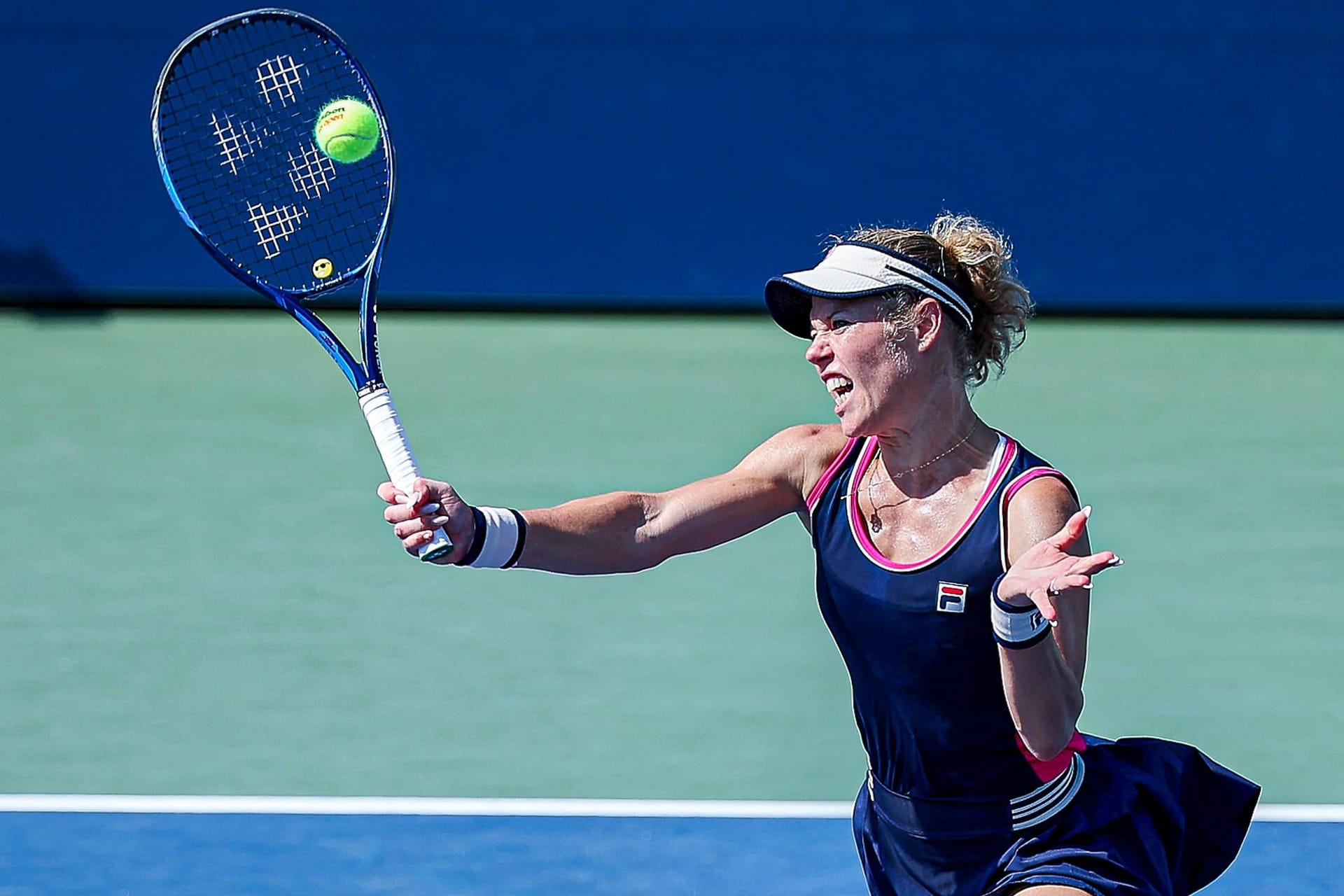 Laura Siegemund: Bereits zum zweiten Mal steht sie im Doppel-Finale der US Open.