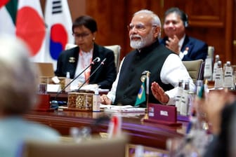 Indiens Premierminister Narendra Modi: Er verkündete den Beschluss der G20.