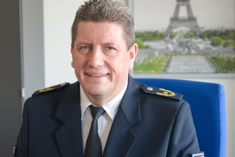 Uwe Lange bei seiner Ernennung zum Polizeivizepräsidenten im Jahre 2019