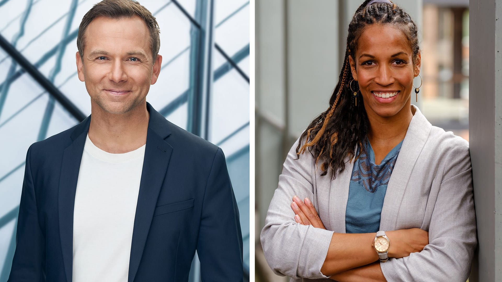 Tino Böttcher und Mariama Jamanka: Sie sind die Neuen im "Mittagsmagazin". Tino Böttcher und Mariama Jamanka: Sie sind die Neuen im "Mittagsmagazin".