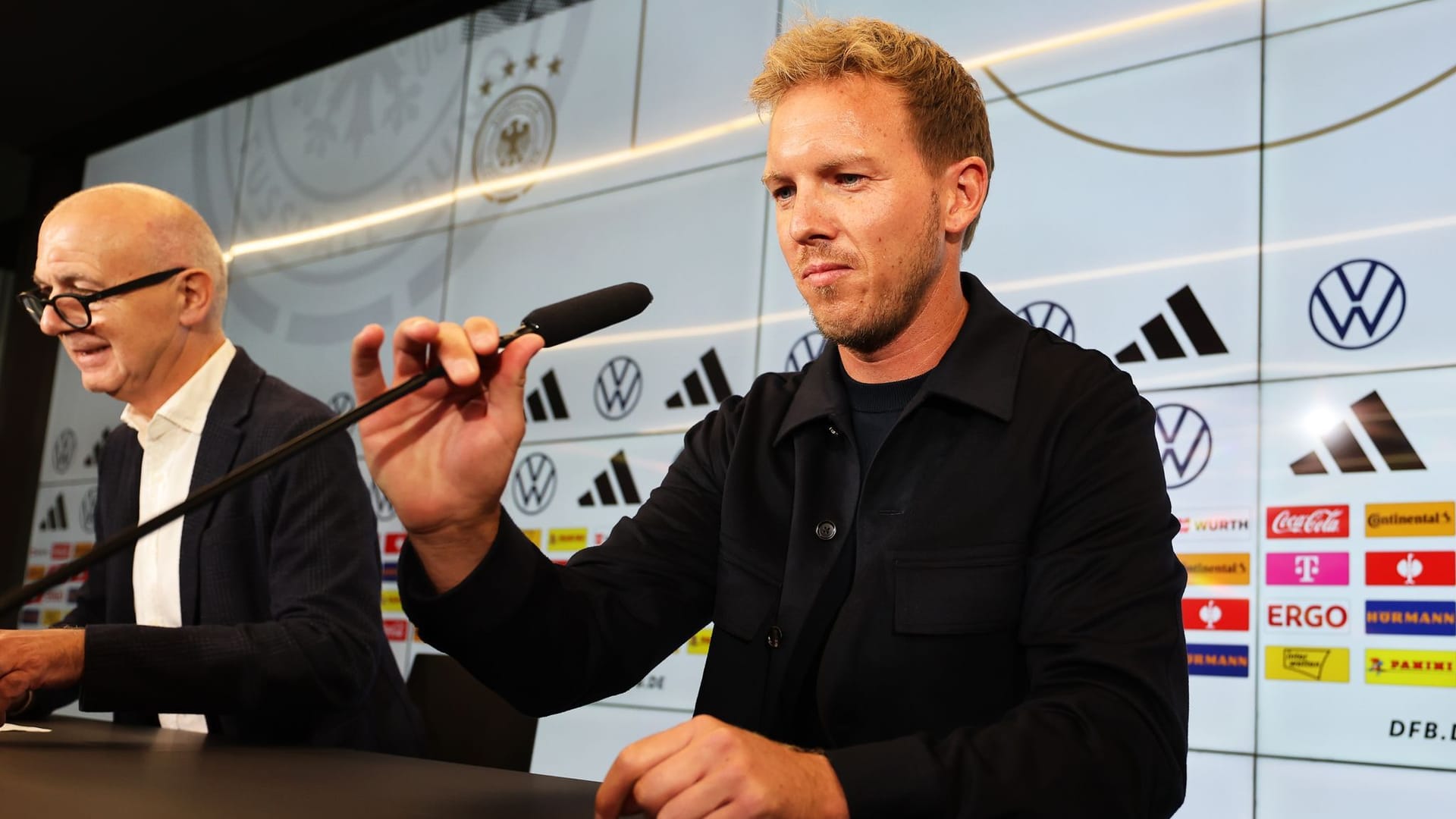 Julian Nagelsmann: Der neue Bundestrainer spricht am Freitag auf der Pressekonferenz in Frankfurt.