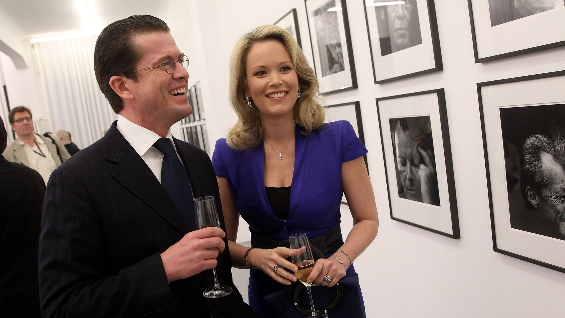 Karl-Theodor zu Guttenberg und seine Ehefrau Stephanie im Jahr 2010.