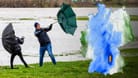 Ein Sturmtief kommt auf Deutschland zu