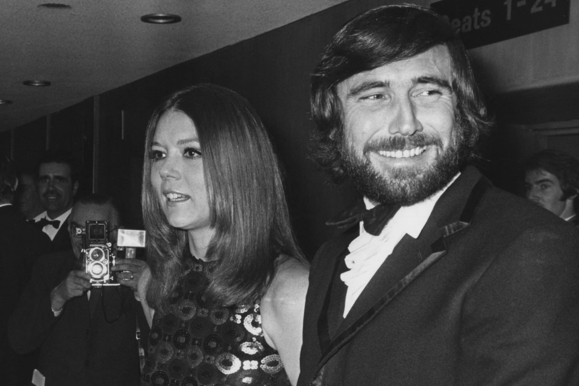 Diana Rigg und George Lazenby bei der Premiere des Geheimagenten-Films.