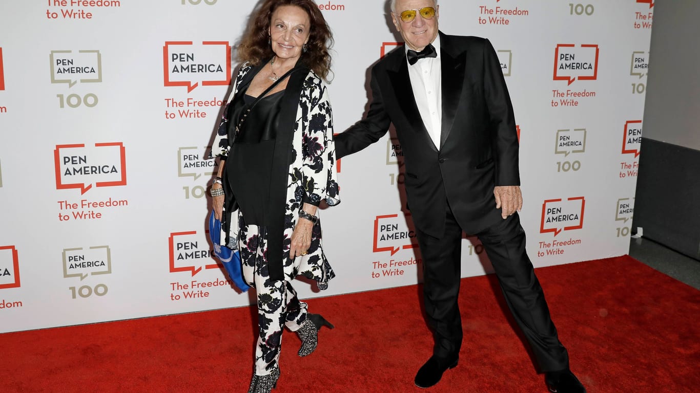 Diane von Furstenberg and Barry Diller bei einer Gala des Pen-Club in New York