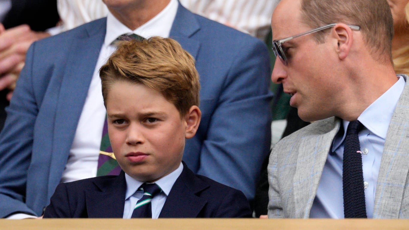 Prinz George und Prinz William: Sohn und Vater sind die nächsten in der britischen Thronfolge.