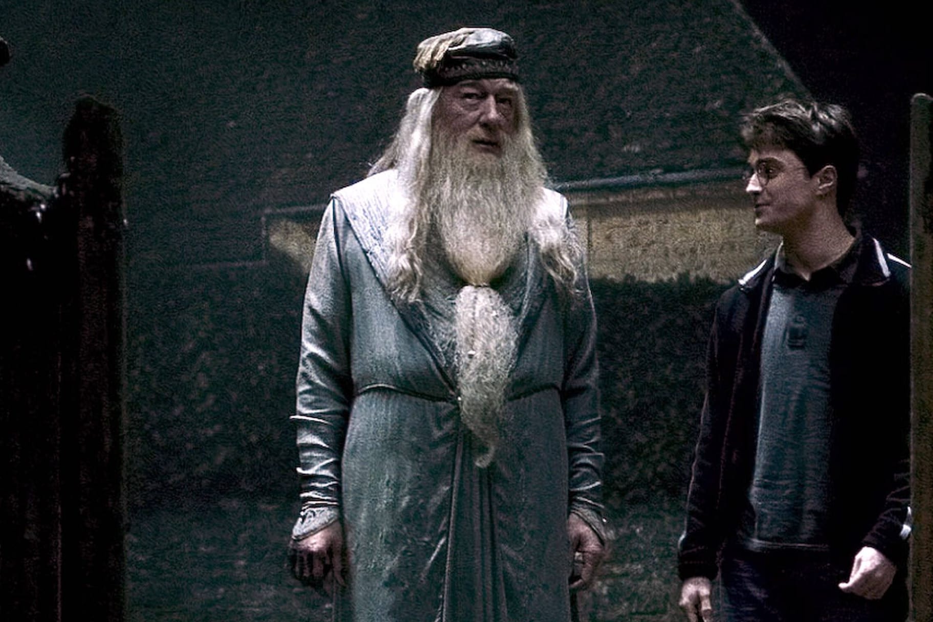 Michael Gambon und Daniel Radcliffe: Sie spielten Dumbledore und Harry Potter.