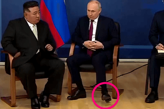 Wladimir Putin und Kim Jong-Un bei Treffen in Russland
