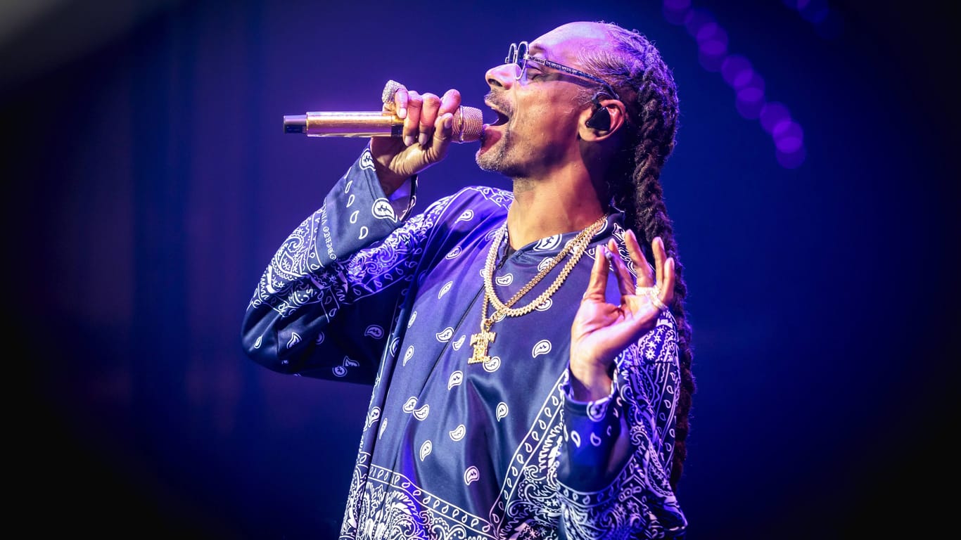 Snoop Dogg während seines Auftritts in Rotterdam: Der Rapper begeisterte die Fans in Köln.