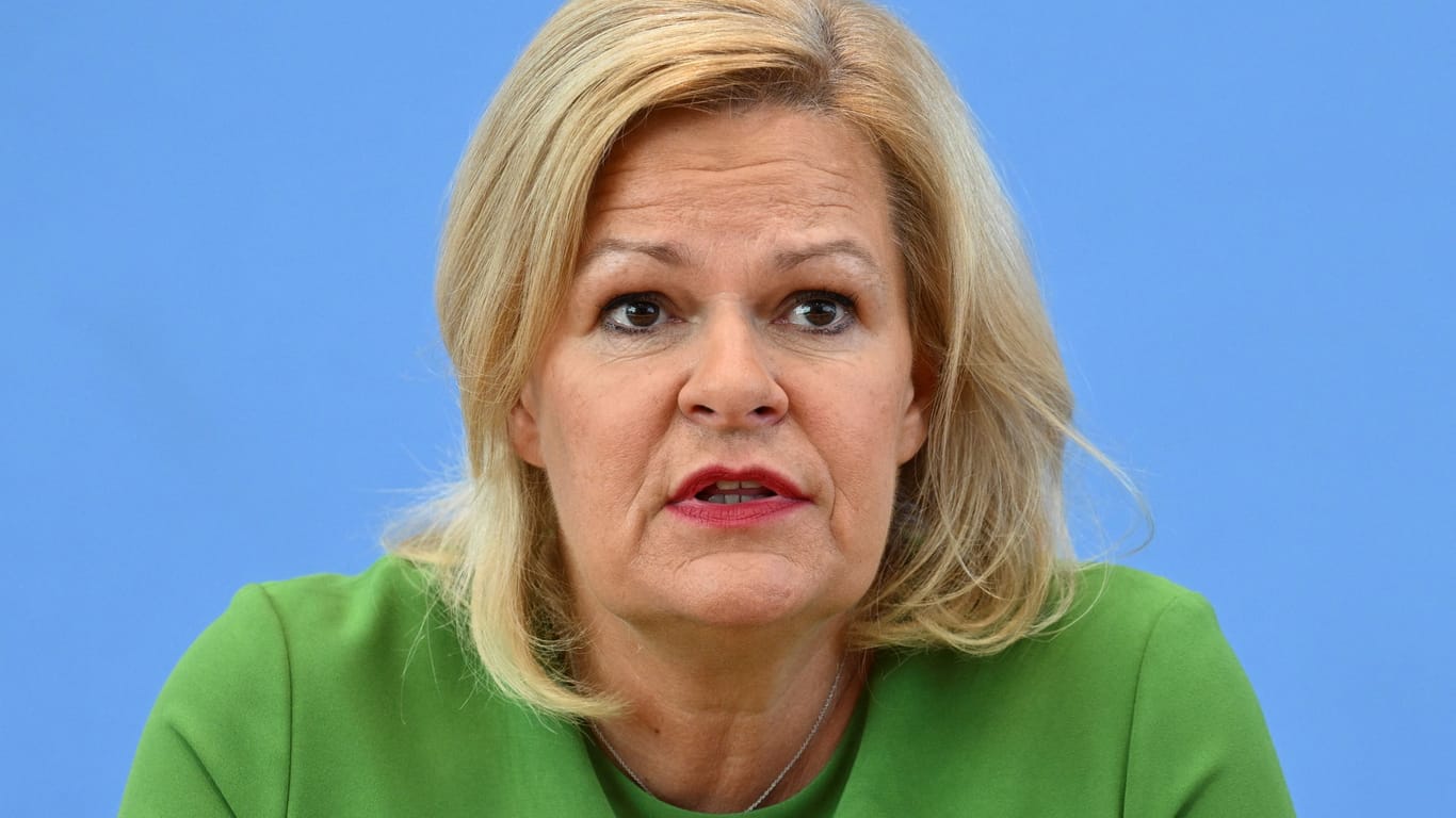 Nancy Faeser, Bundesinnenministerin (Archivbild): Die SPD-Politikerin ist Spitzenkandidatin bei der Landtagswahl in Hessen.
