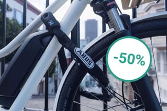 Testsieger zum Tiefpreis: Schützen Sie Ihr Fahrrad oder E-Bike mit dem flexiblen Kettenschloss von Abus.