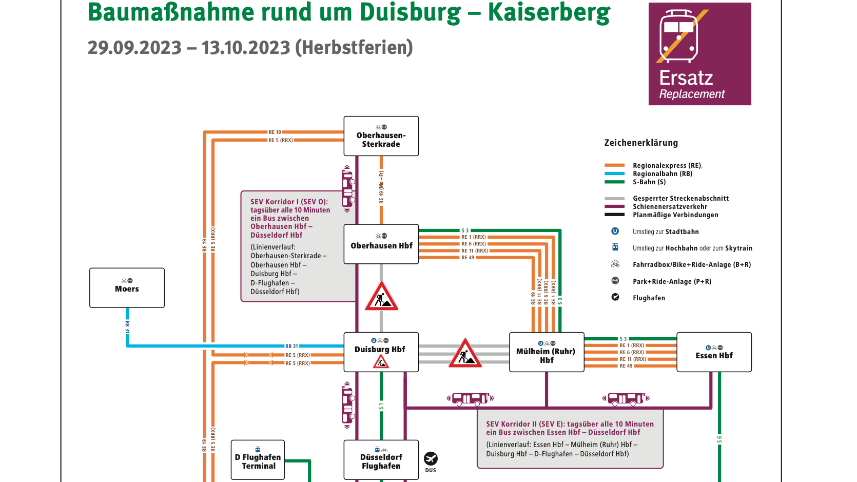 Es kommt zu erheblichen Beeinträchtigungen im Nah- und Fernverkehr.