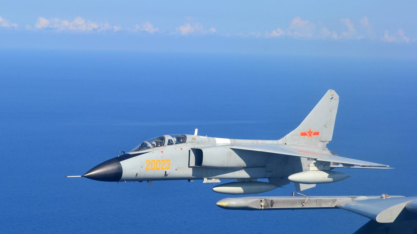 Chinesischer Kampfjet JH-7 (Symbolbild): Für China ist Taiwan Teil ihres Territoriums.