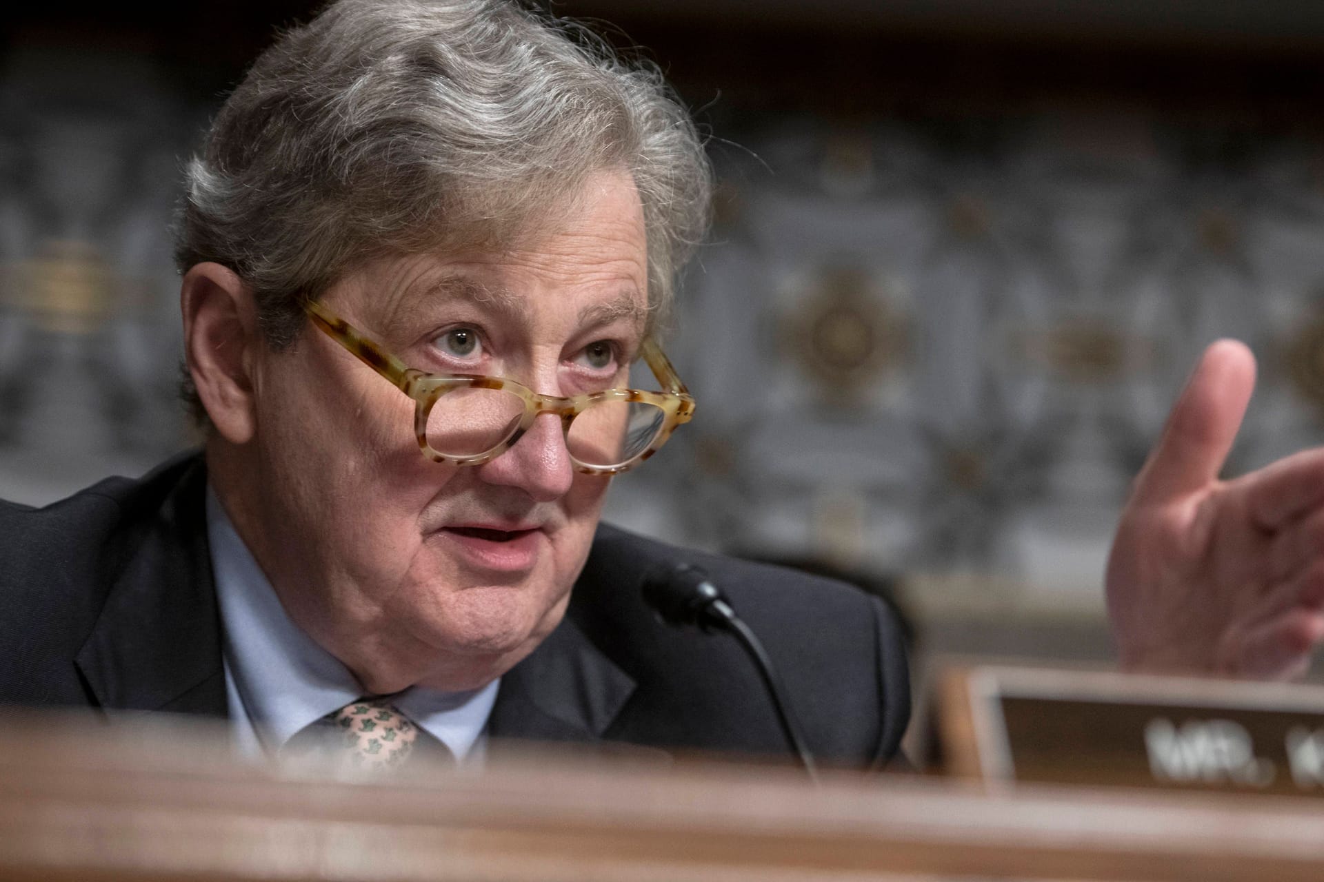 Der republikanische US-Senator John Kennedy bei einer Anhörung im Senat (Archivbild).