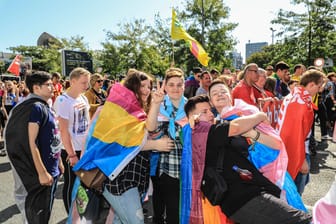 Christopher Street Day in Dortmund: 3.500 Menschen sollen an der Demo teilgenommen haben.