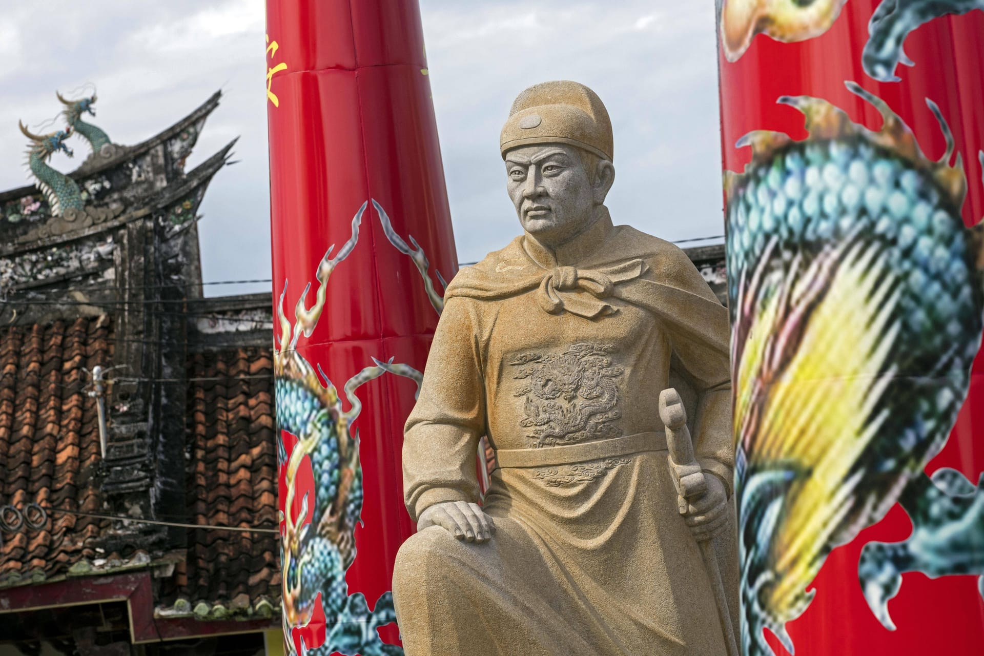 Berühmt im asiatischen Raum: Statue von Zheng He in Indonesien (Archivbild).