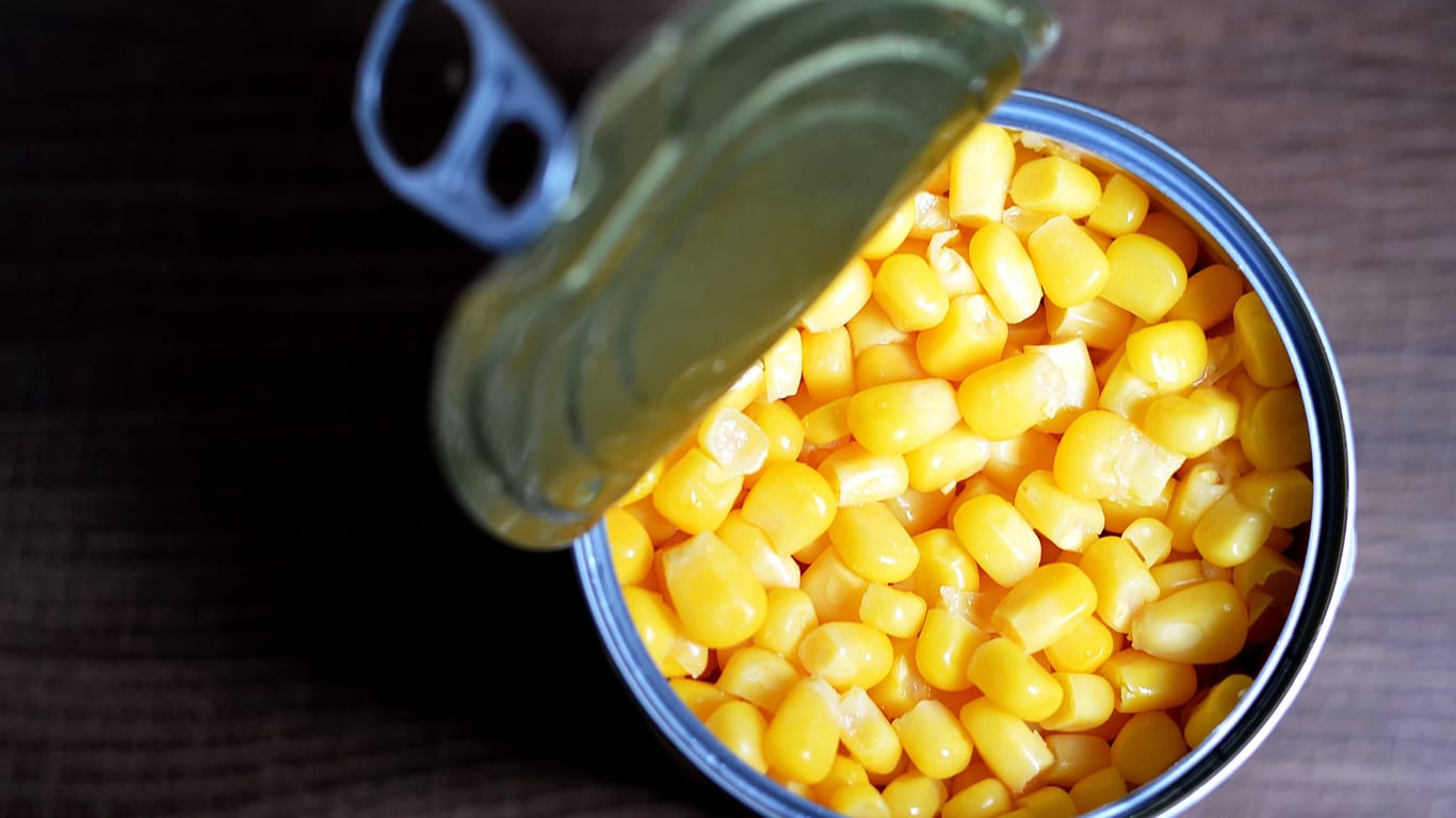 Mais: Gemüse aus der Konserve lässt sich leicht bevorraten.