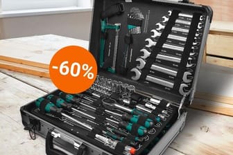 Aldi-Angebot: Der Discounter verkauft Werkzeugkoffer von Brüder Mannesmann für weniger als 100 Euro.