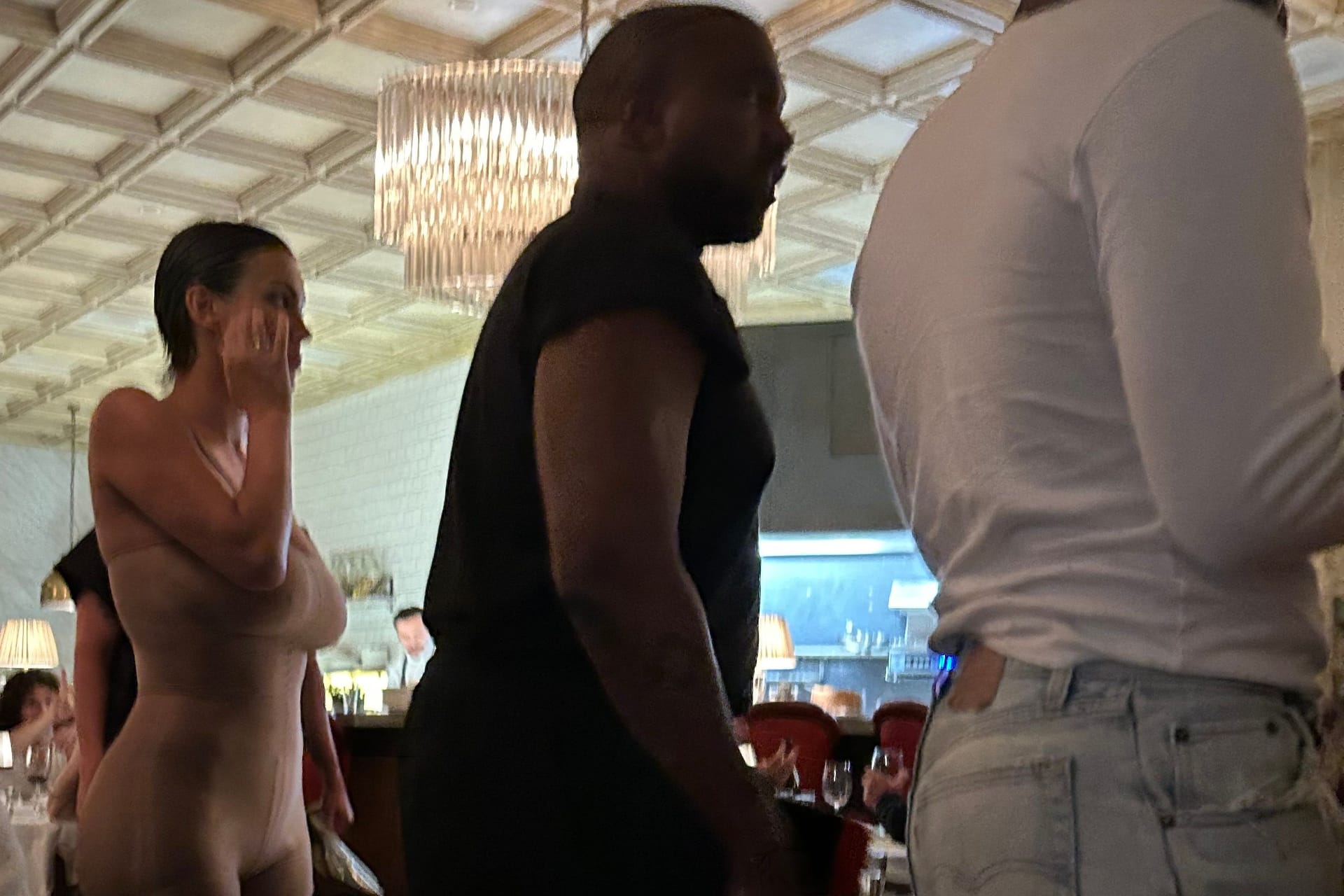 Kanye West am 14. Septemer 2023 in Berlin im Soho House