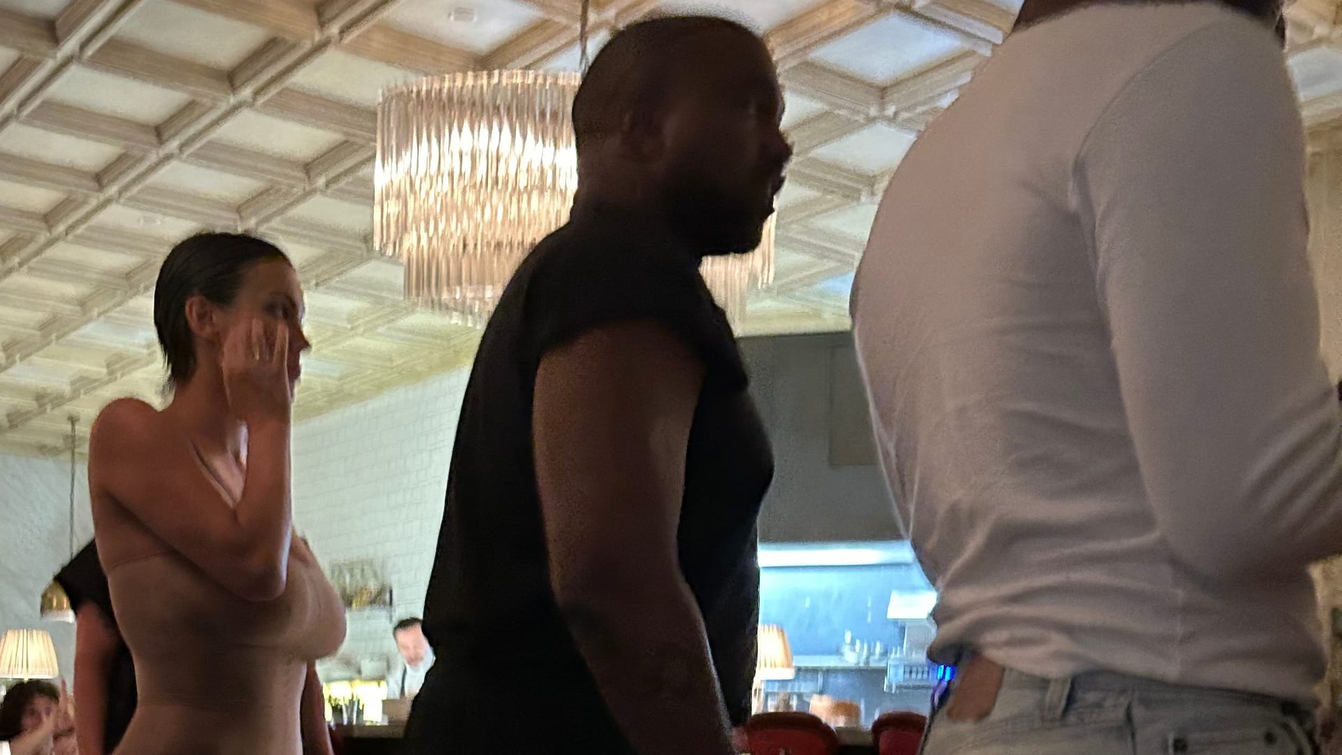 Kanye West am 14. Septemer 2023 in Berlin im Soho House