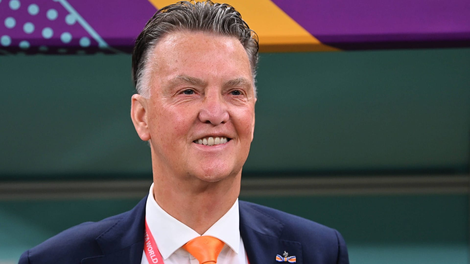 Louis van Gaal: Er trainiert schon den FC Bayern.